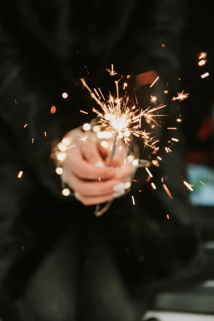 A sparkler.