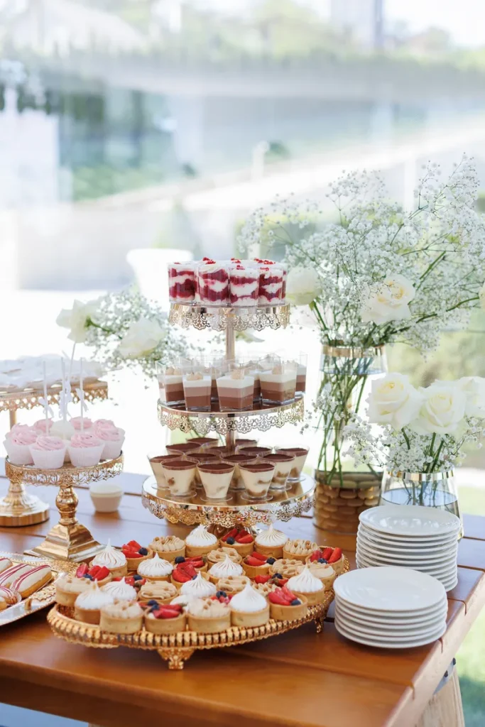 A dessert table.