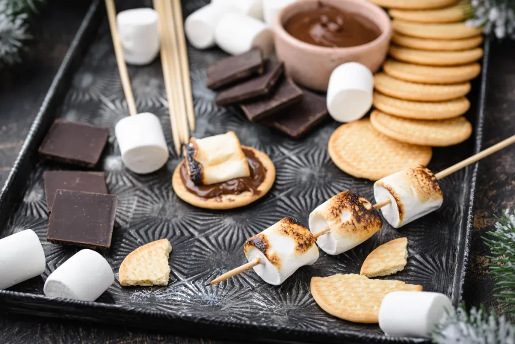 A try with s'mores fixings.