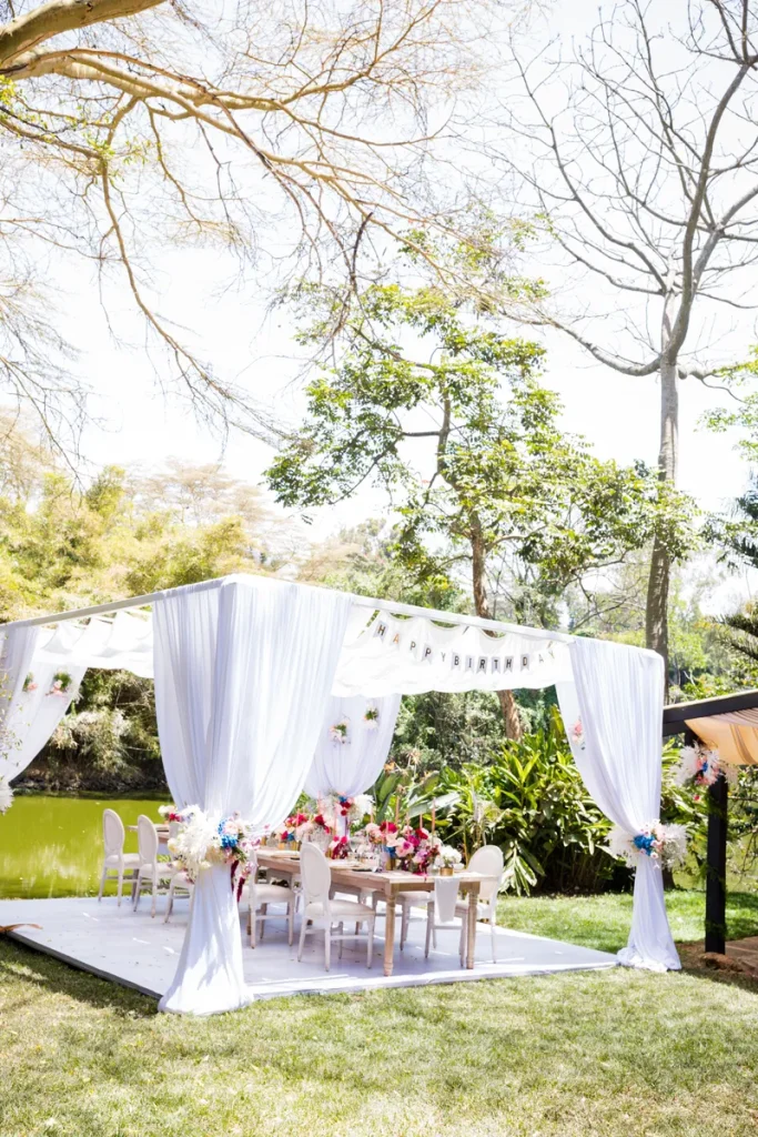 A canopy over some lovely seating