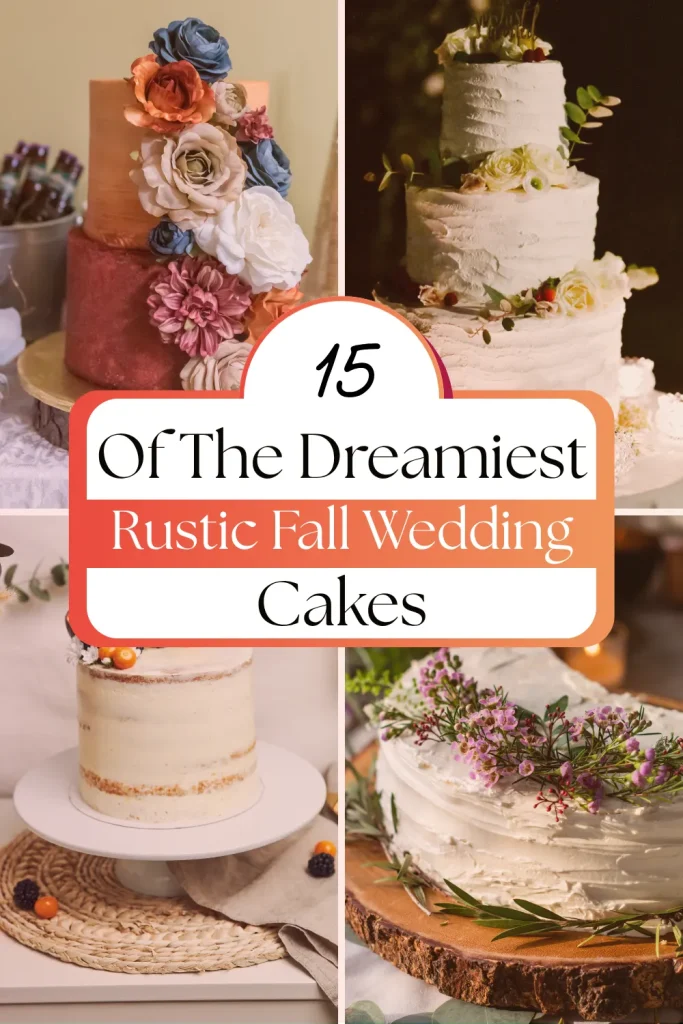 Rustic Fall Wedding Cakes