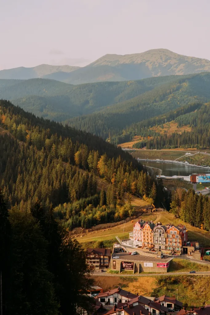 A lovely mountain lodge wedding venue idea.