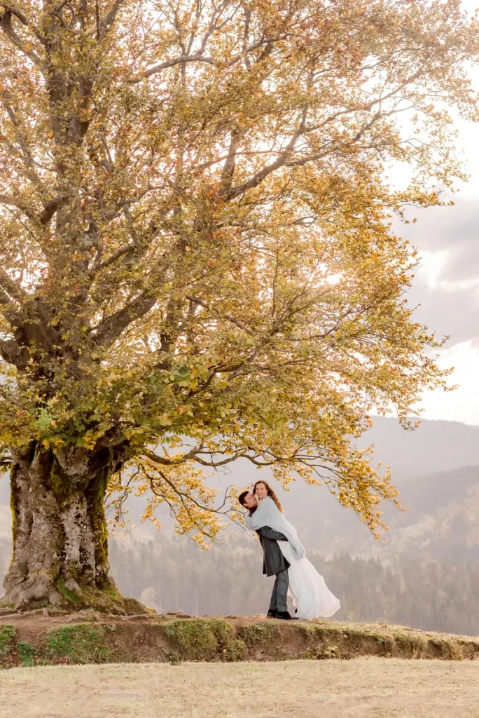 A picture giving you an idea of how pretty a state park wedding could be.