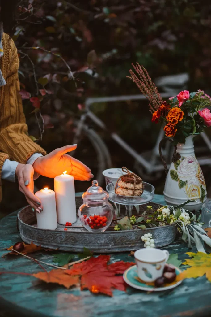 A look at how magical a moody tablescape can make your forest wedding table decor.